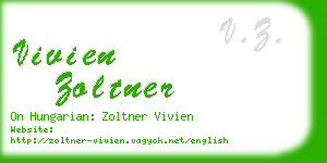 vivien zoltner business card